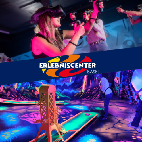 Erlebniscenter Basel: 3D-Schwarzlicht-Minigolf & Virtual Reality Arena