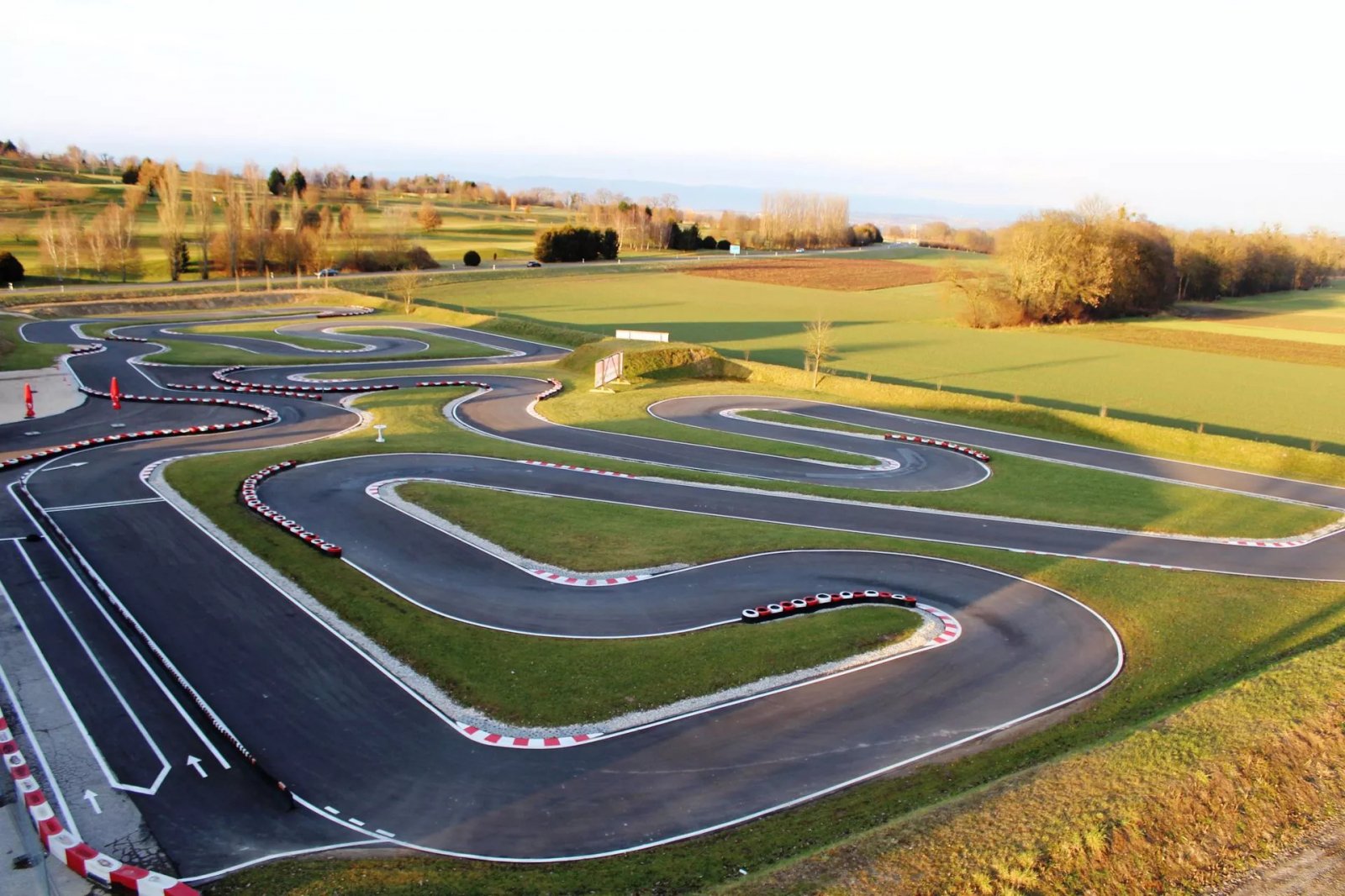 Outdoor-Strecke Karting-Bahn Payerne