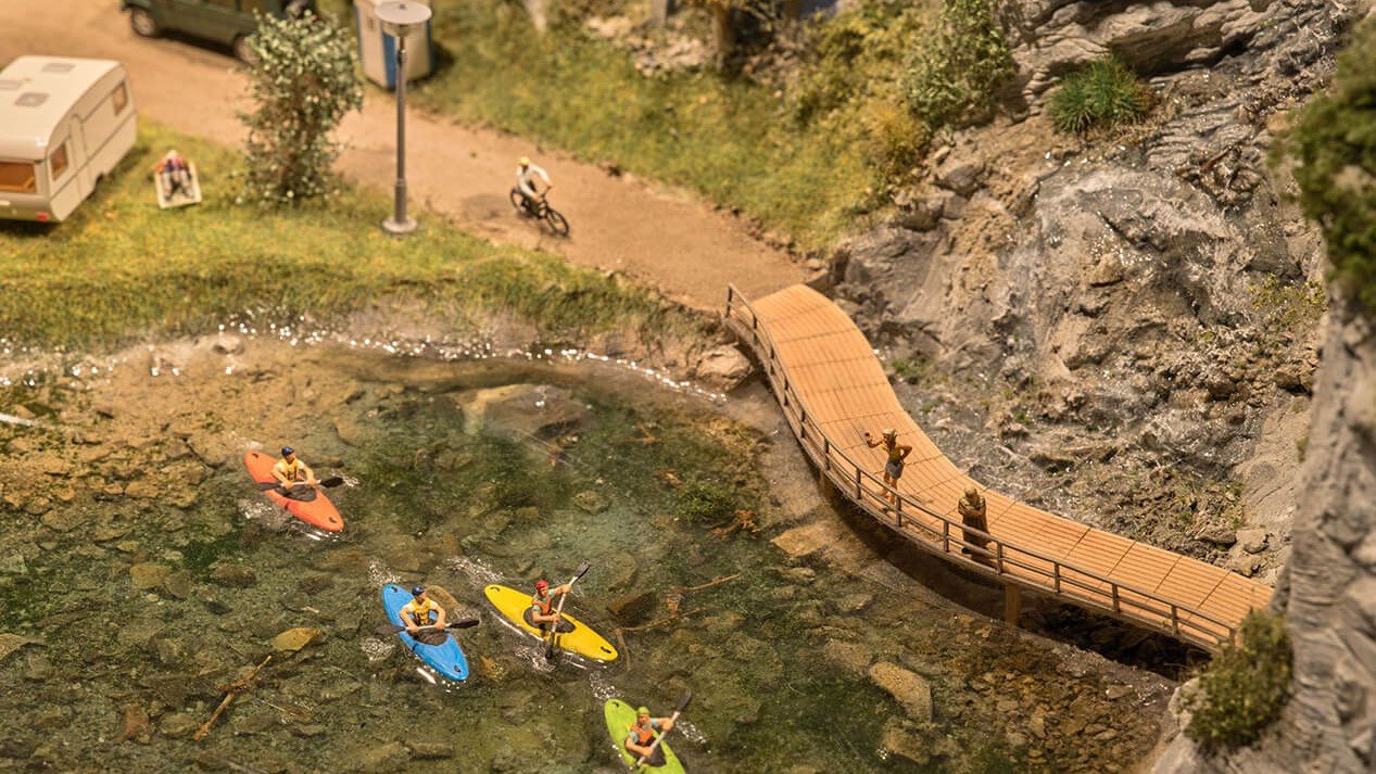 Freizeit und Natur in Smilestones Miniaturwelt in Neuhausen am Rheinfall